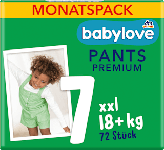 Premium hlačne plenice 7 xxl (18+ kg) - mesečno pakiranje babylove