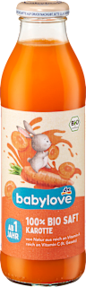 100% био сок от моркови, 1+години babylove