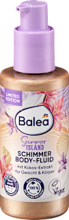 Summer ISLAND svetlucavi fluid za telo i lice Balea