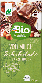 Mlečna čokolada sa lešnicima dmBio