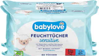 Sensitive vlažne maramice 2x80 babylove