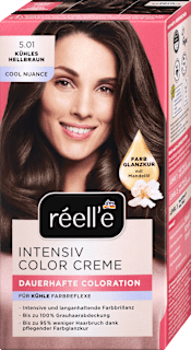 Farba do włosów Intensiv Color Creme 5.01 chłodny jasny brąz réell‘e