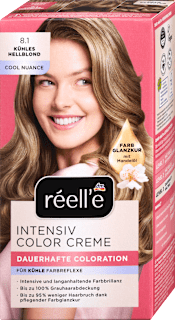 Farba do włosów Intensiv Color Creme 8.1 chłodny jasny blond réell‘e