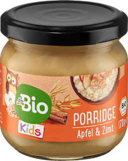 Porridge mela e cannella, 3+ anni dmBio