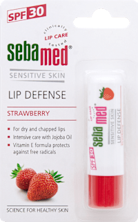 balzám na rty Jahoda SPF30 sebamed