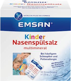 Kinder Nasenspülsalz multimineral Dosierbeutel Emsan
