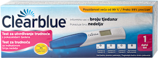 Digitalni test za utvrđivanje trudnoće Clearblue