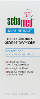 Gesichtswasser unreine Haut  sebamed