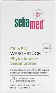 Seifenfreies Waschstück Olive sebamed