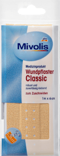 Wundpflaster Classic 1 m x 6 cm Mivolis