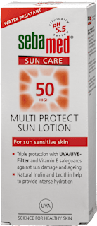 SUN CARE MULTI PROTECT losion za zaštitu od sunca, SPF50+ sebamed