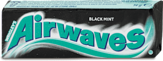 Airwaves Black Mint gume za žvakanje 10 kom. Airwaves