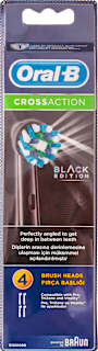 CROSS ACTION glave za električnu četkicu - BLACK EDITION Oral-B