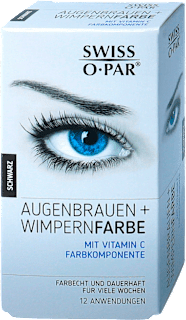 Farba za obrve i trepavice - crna SWISS O PAR