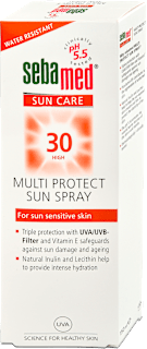 MULTI PROTECT losion za zaštitu od sunca u spreju, SPF 30 sebamed
