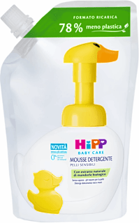 Mousse detergente pelli sensibili - formato ricarica HiPP