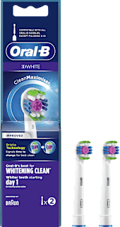 Накрайници 3D White за електрическа четка за зъби Oral-B