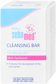 Detské tuhé mydlo sebamed baby