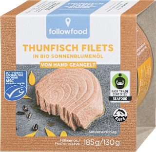 Tunin file v bio sončničnem olju followfood