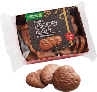Lebkuchenherzen Vollmilch glutenfrei POENSGEN