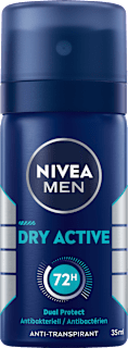 Antitranspirant Deospray Dry Active, Reisegröße, 35 ml
