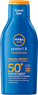 Loțiune Hidratantă cu Protecție Solară SPF 50 Sun Protect & Moisture NIVEA SUN