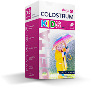 Tekuté COLOSTRUM Intensive + pre deti jahoda Delta Colostrum
