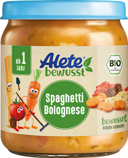 Menü Spaghetti Bolgnese ab 1 Jahr Alete