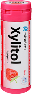 Rágógumi, eper ízű XYLITOL