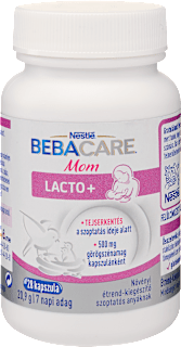 Növényi étrend-kiegészítő tabletta szoptatós anyáknak, Lacto+  Nestlé BEBACARE