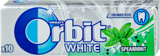 White žvakaće gume Spearmint Orbit