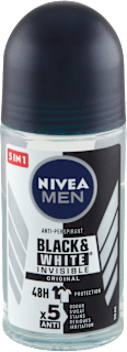 Black & White Invisible Original deo roll-on  NIVEA MEN