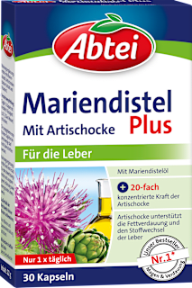 Mariendistel Plus mit Artischocke Kapseln Abtei