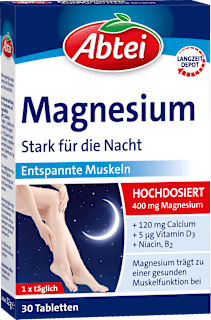 Magnesium Stark für die Nacht Tabletten Abtei