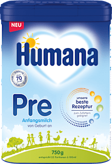 Anfangsmilch Pre von Geburt an Humana