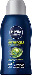 energy 24h FRESH EFFECT 3IN1 - gel za tuširanje mini NIVEA MEN