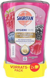 Flüssigseife No Touch Wildbeere, Nachfüllpack (2x250 ml)  Sagrotan