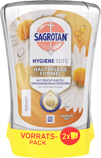 Flüssigseife No Touch Kamille Hydra Care, Nachfüllpack (2x250 ml) Sagrotan