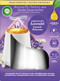 Lufterfrischer Aroma-Öl Diffuser Starter-Set Entspannender Lavendel AIR WICK