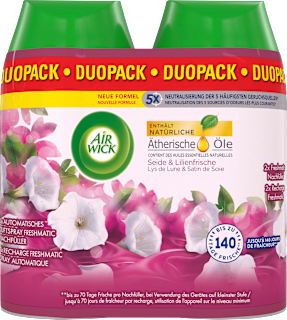 Lufterfrischer Freshmatic Seide & Lilienfrische Nachfüllpack (2x250 ml)  AirWick
