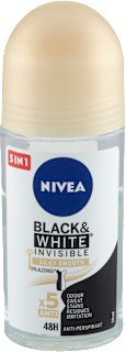 Black & White Invisible deo roll-on Silky Smooth NIVEA