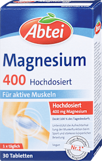 Prehransko dopolnilo Magnezij 400 Abtei