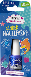 Nagelfarbe Wunderbunt blau für Kinder FruchtBar