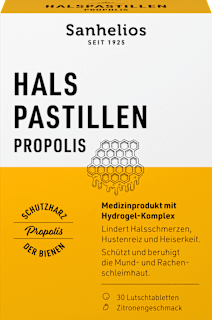 Halspastillen Propolis Sanhelios