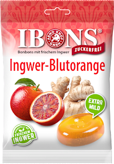 Bonbon, Ingwer & Blutorange, zuckerfrei IBONS