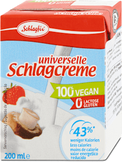 Vegán habkrém Schlagfix