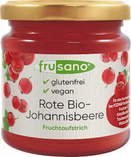 Fruchtaufstrich, Rote Johannisbeere Frusano