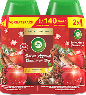 Lufterfrischer Freshmatic Baked Apple & Cinnamon Joy Nachfüllpack (2x250 ml)  AirWick