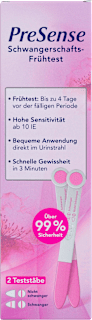 Schwangerschaftsfrühtest PreSense