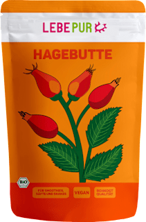 Pflanzenpulver, Hagebutte Lebepur